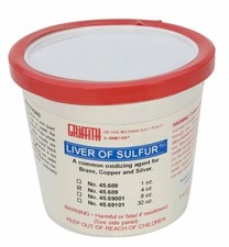 4 Oz Liver of Sulfur - Bronze Copper Silver Jewelry Metal Oxidizing Agent