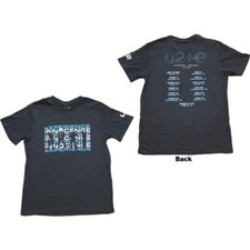 Image of U2 Unisex T-Shirt: Repeat Logo (Back Print) (Ex-Tour) (Medium)