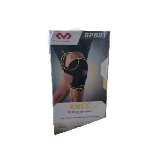 💥2 PCS 💥MCDAVID SPORT KNEE PROTECTIVE COMPRESSION SLEEVE OPEN PATELLA S/M - Image 4 of 4