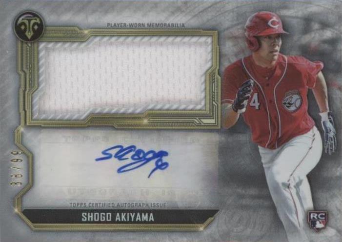 2020 Topps Triple Threads - Shogo Akiyama #ASJR-SA - 1 of 1