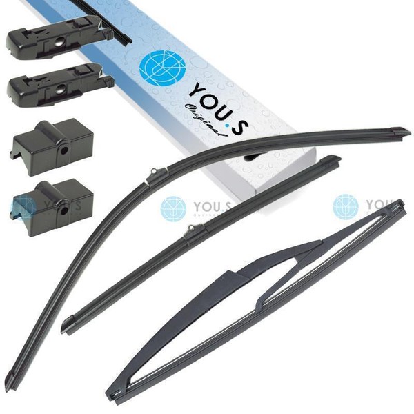 You.S Original Scheibenwischer SET Front + Heck FüR CitroËN Peugeot NEU-image