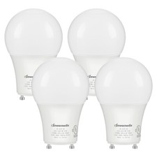 DEWENWILS GU24 LED Light Bulb, Dimmable 2 Prong Light Bulbs, Warm White, 4 Pack