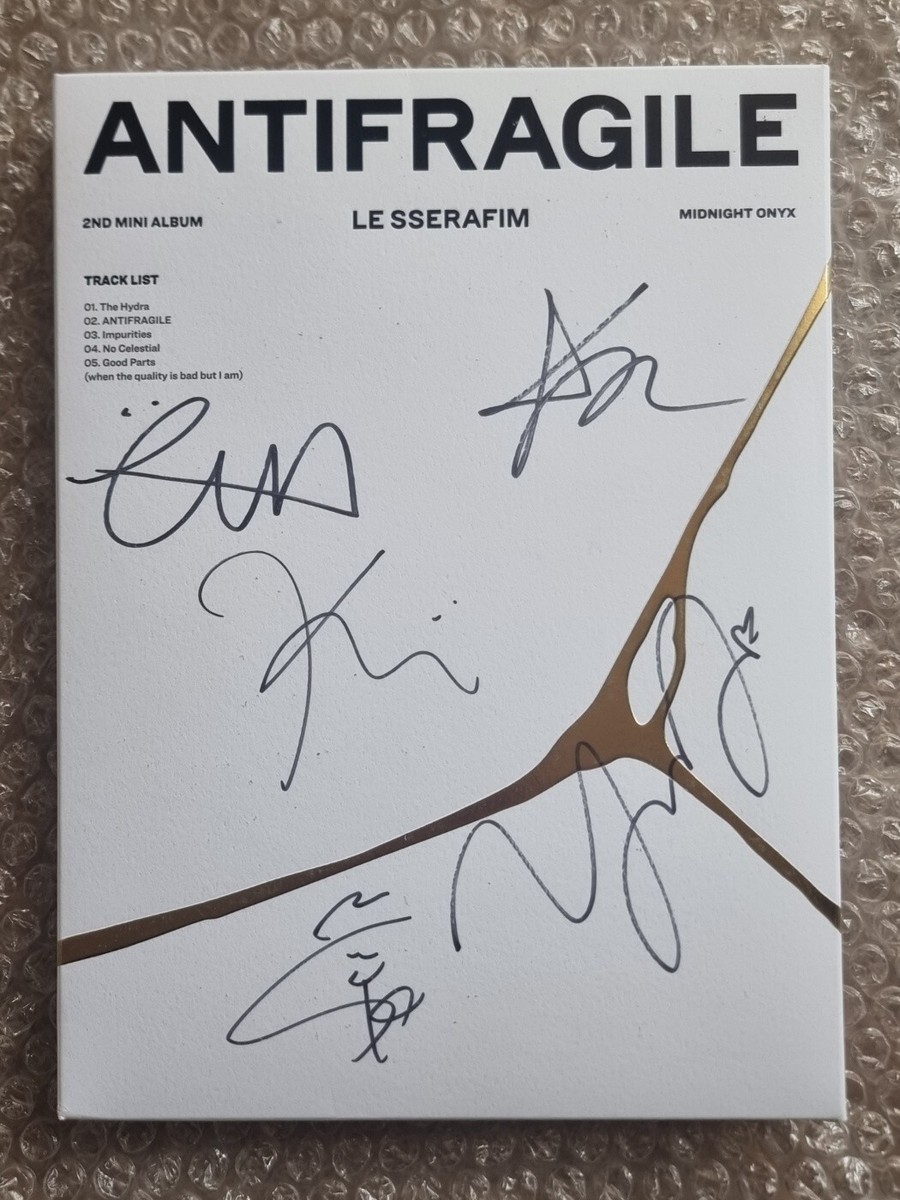 LESSERAFIM メンバー全員直筆サイン antifragile