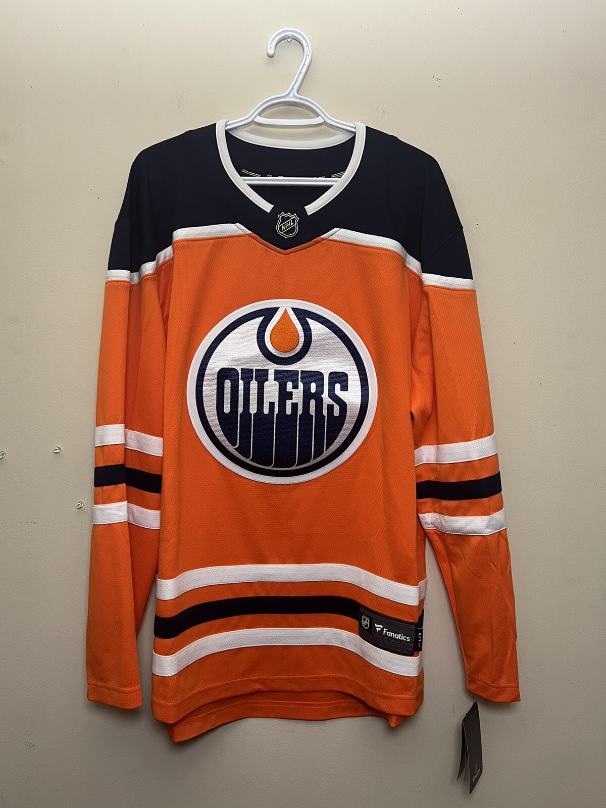 Men's Fanatics NHL Edmonton Oilers Breakaway Home Jersey Orange XXL eBay