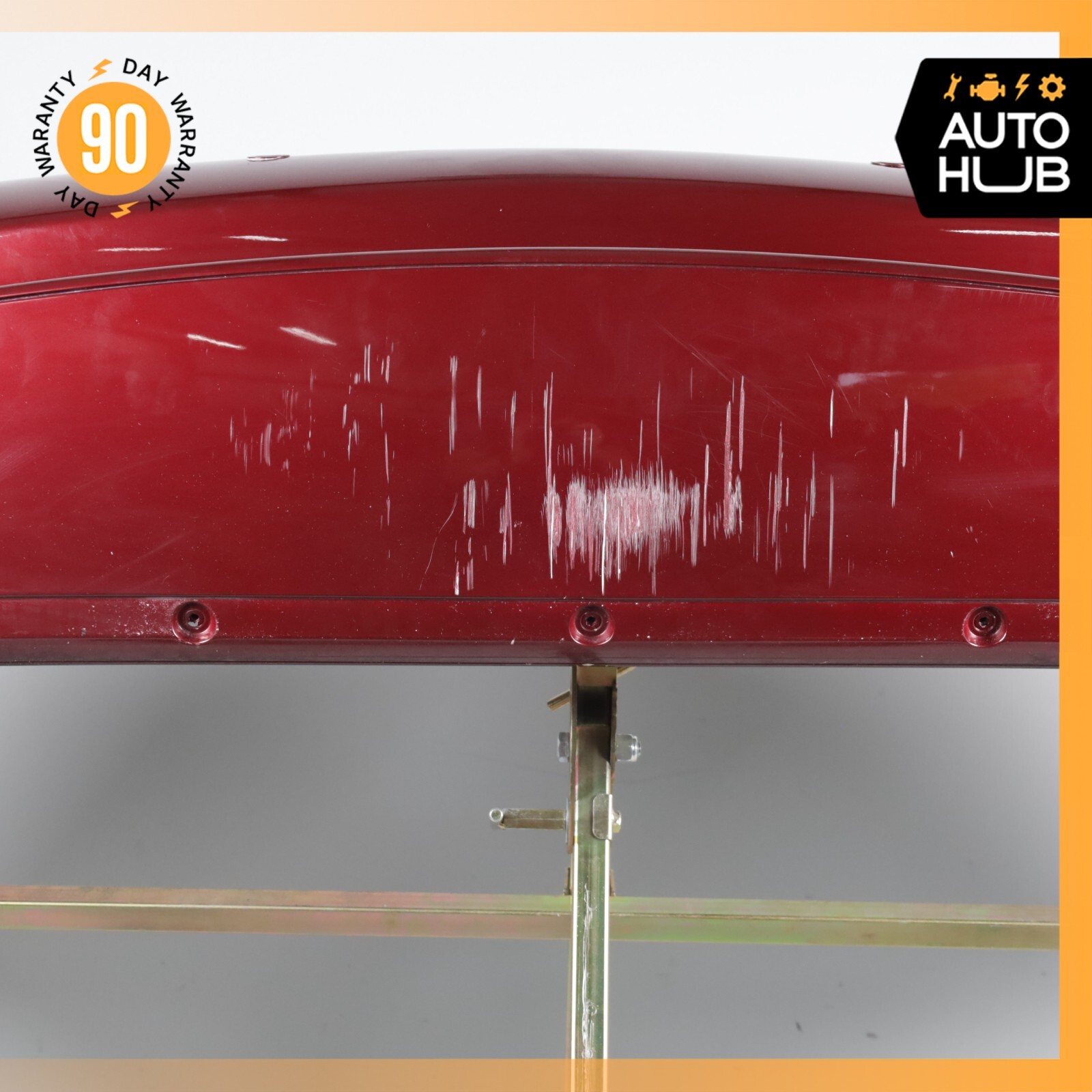 05-07 Maserati M138 GranSport Spyder GT Rear Bumper Cover Assembly Red OEM 46k