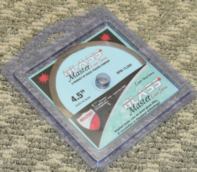 RTC Glass Master 4.5'' Diamond Blade - NEW / SEALED