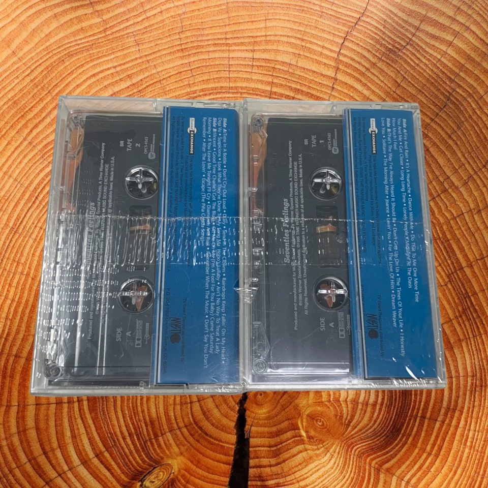NEW Seventies Feelings Set 2 Cassette Tapes Various Artists Compilation Sealed - Image 2 of 2
