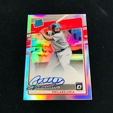 2020 Optic DEIVY GRULLON Rated Rookie Auto Silver Philadelphia Phillies *JY24A