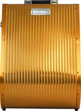 Vincent Hard Case Backpack For Barbers  Stylists GOLD METAL VT10401