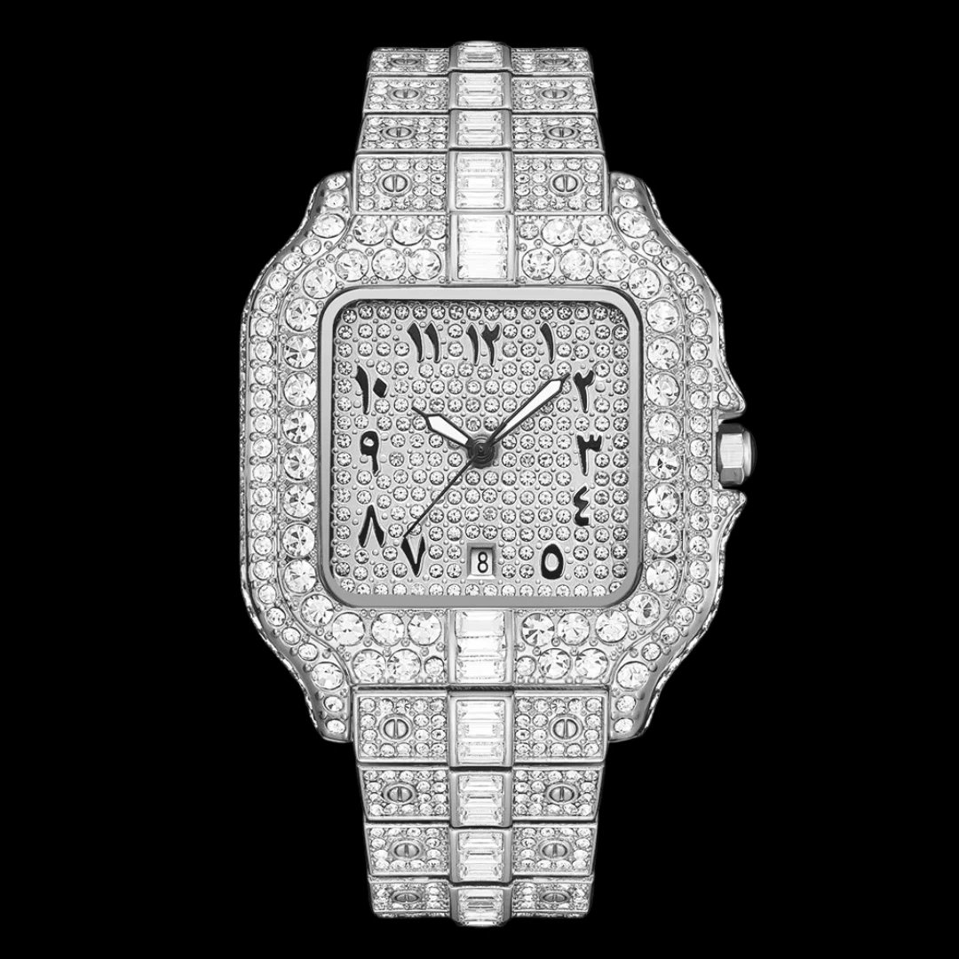 horloge « Horus » voor heren en dames, gouden horloge van roestvrij