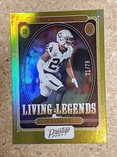 Charles Woodson 2024 Prestige Living Legends Gold Xtra Points Parallel #01/75