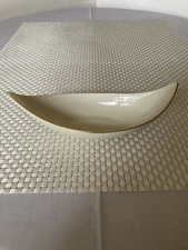 Lenox USA ~ Oblong Leaf Shape Bone China Porcelain Decorative Bowl 2150B