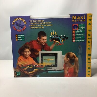Cad For Kids Cybones Maxi System Design Engineering CD ROM IBM Windows Ne