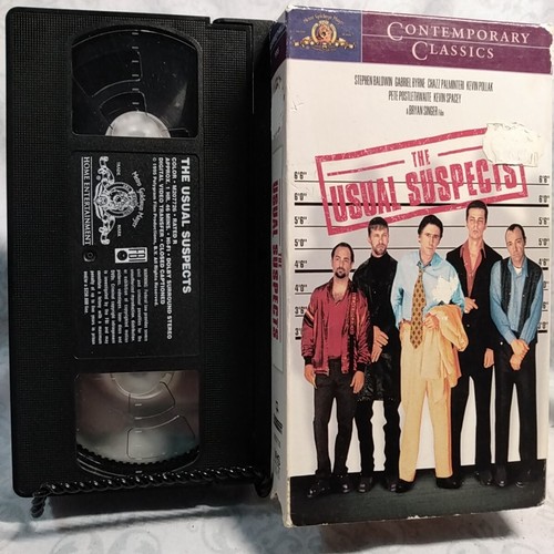 The Usual Suspects VHS Tape Movie Full Screen Edition Video English Kevin Spacey - Picture 2 of 3