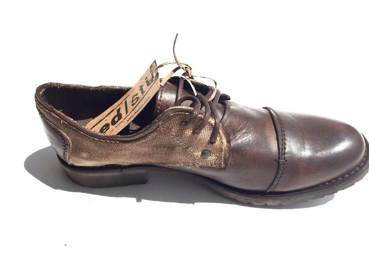 Bed|Stu Repeal Cap Toe Derby Mocha Dirty Oxfords Size 8  display picture 3