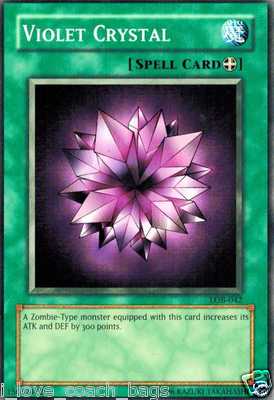 Violent Crystal  LOB-042 X 3 Mint YUGIOH Legend of Blue-eyes White Dragon