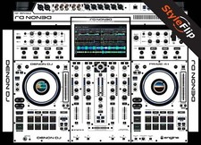 Denon Prime 4 Skin  Color White  Protective Decal  StyleFlip Skins