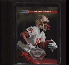 TERRELL OWENS 1996 DONRUSS ROOKIE #237 FOOTBALL CARD. rookie card picture