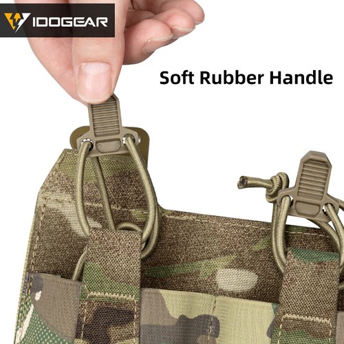 IDOGEAR Elastic 556 762 Tripla Custodia Mag Cartello Gancio Pannello Flap Gear - Imagen 5 de 29