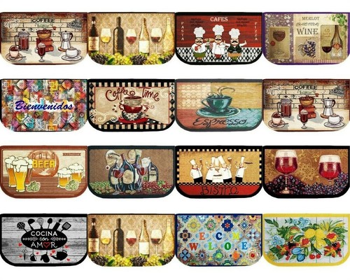 Küchenbereich Teppiche Fußmatte Teppich Wohndeko lustige Drucke 18x30, 20x40 & Sets - Bild 1 von 49