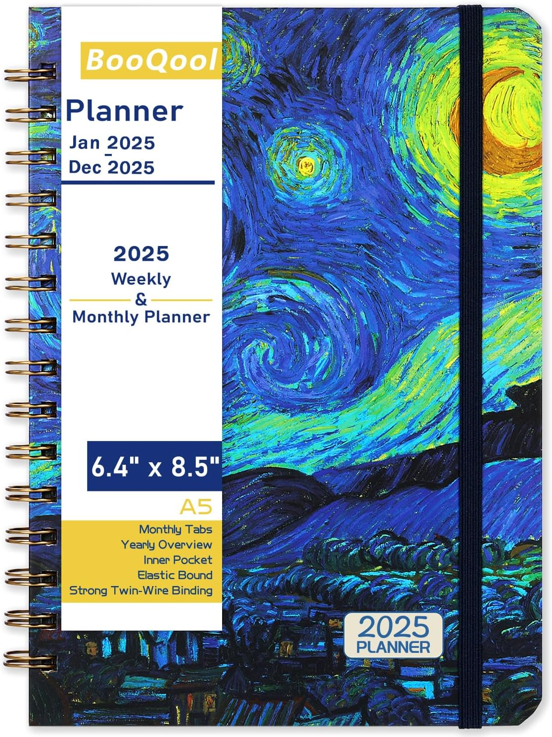 2025 Planner – Weekly ＆ Monthly Planner 2025, Jan. 2025 - Dec. 2025, 6.4