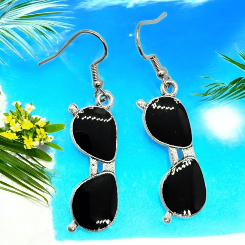 Cool Summer Sunglasses Earrings for Vacation & Travel-image