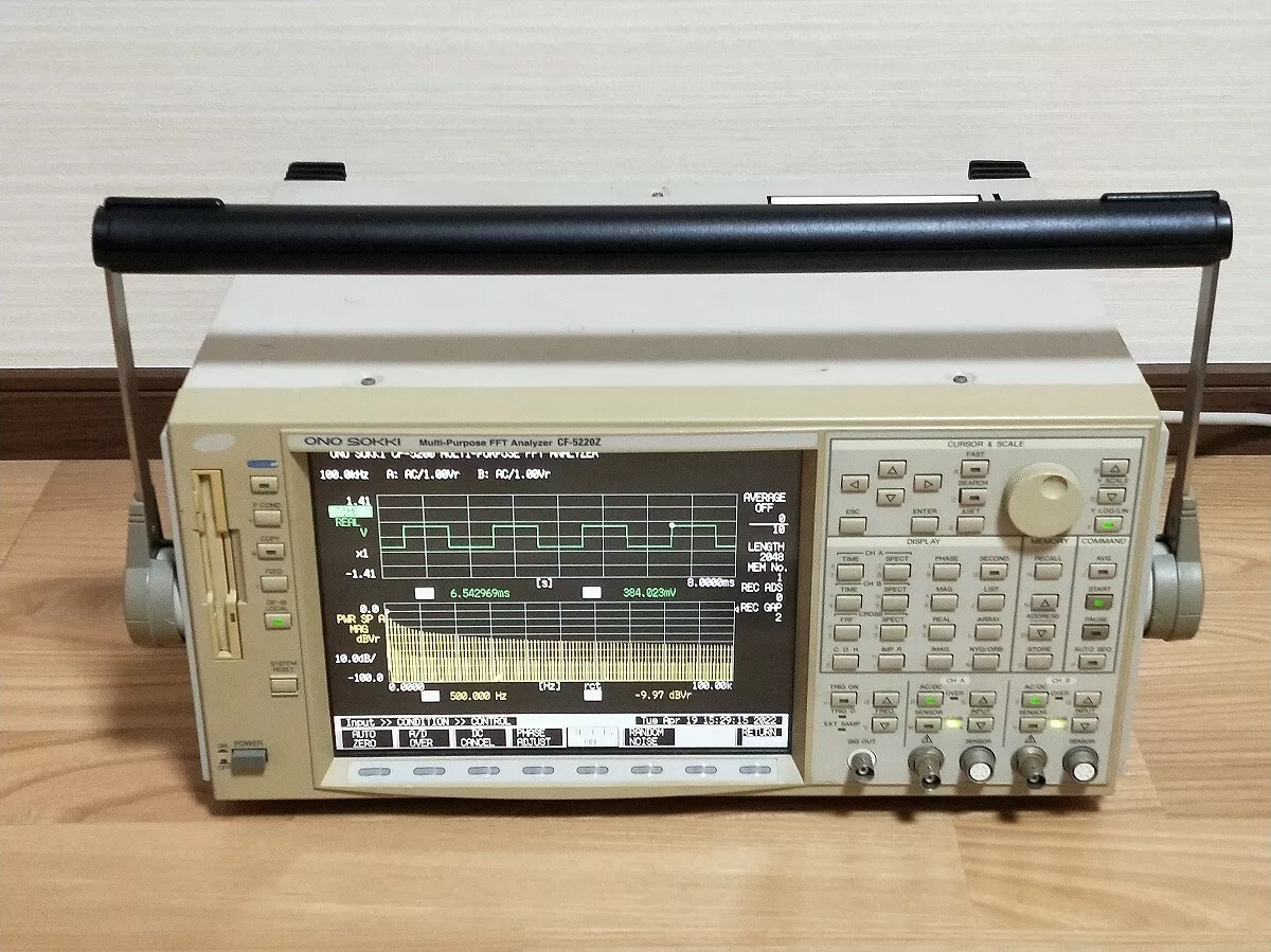 ONOSOKKI CF-5220Z 2ch FFT Analyzer