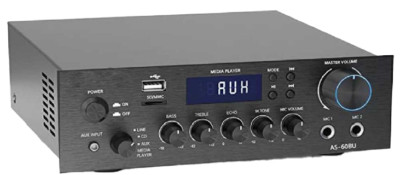 SUNBUCK AS-60BU Mini HIFI-RECEIVER CLASS D digital 2 x 100 W RMS FB Digitalverst
