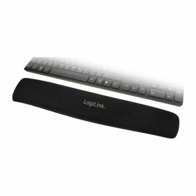LogiLink ID0044 Tastatur Gel Handballenauflage schwarz für PC oder Notebook