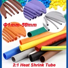 2:1 Heat Shrink Tube Electrical Tubing Wrap Sleeving Cable Heatshrink Φ1mm-50mm