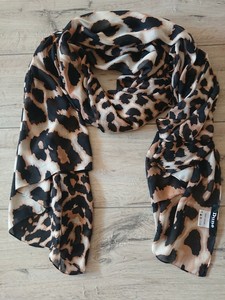 dune leopard print scarf