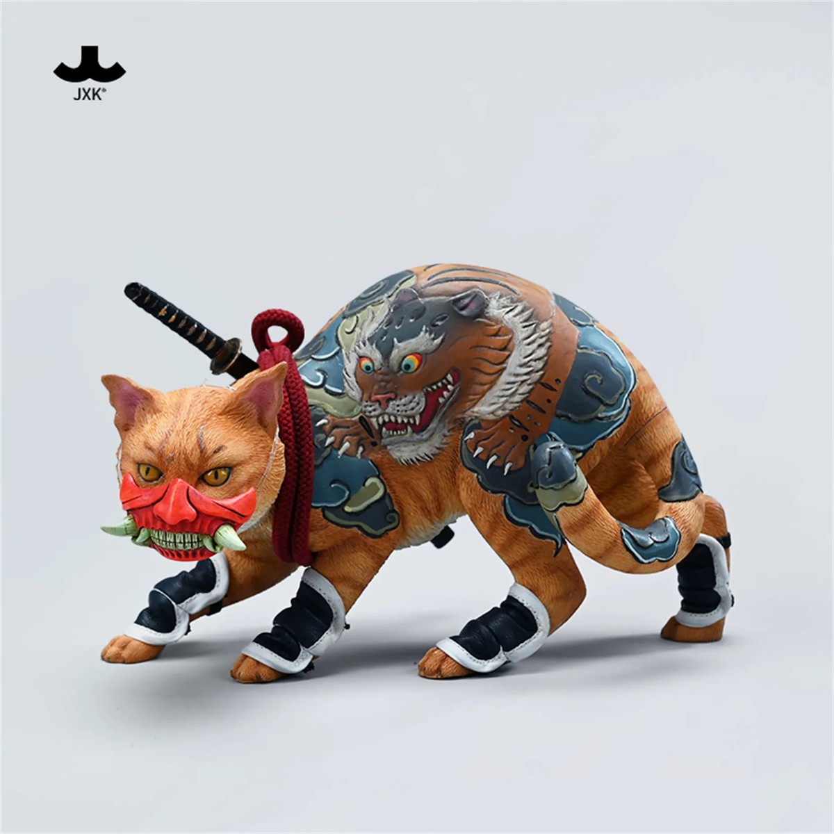 JXK 1/4 Japanese Tattoo Cat Model Pet Animal Figure JXK 1/4 Japanese Tattoo Cat Model Pet Animal Figure