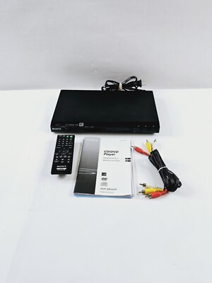 Sony DVP-SR101P DVD Player With Remote Manual & Cables Tested Works