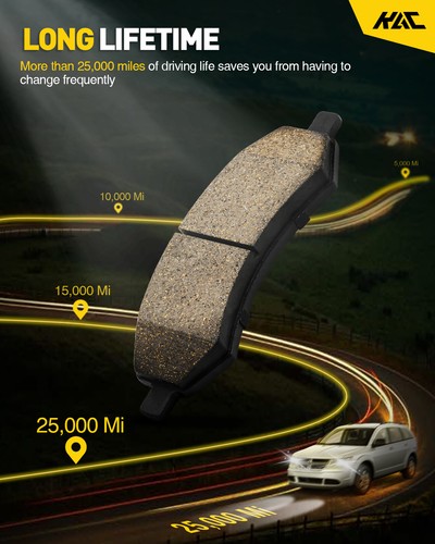 259.7mm Front Drilled Rotors Brake Pads for Nissan Versa 1.6L 2009 2010 2011 - Foto 7 di 13