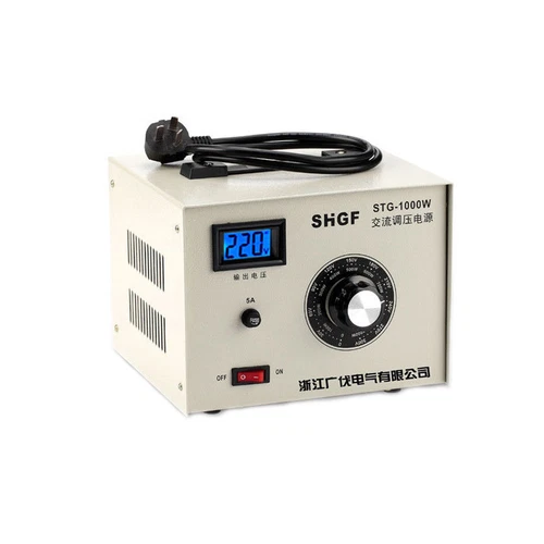 220V Single-phase Voltage Regulator Adjustable Variable Voltage AC Power Supply - Bild 3 von 6