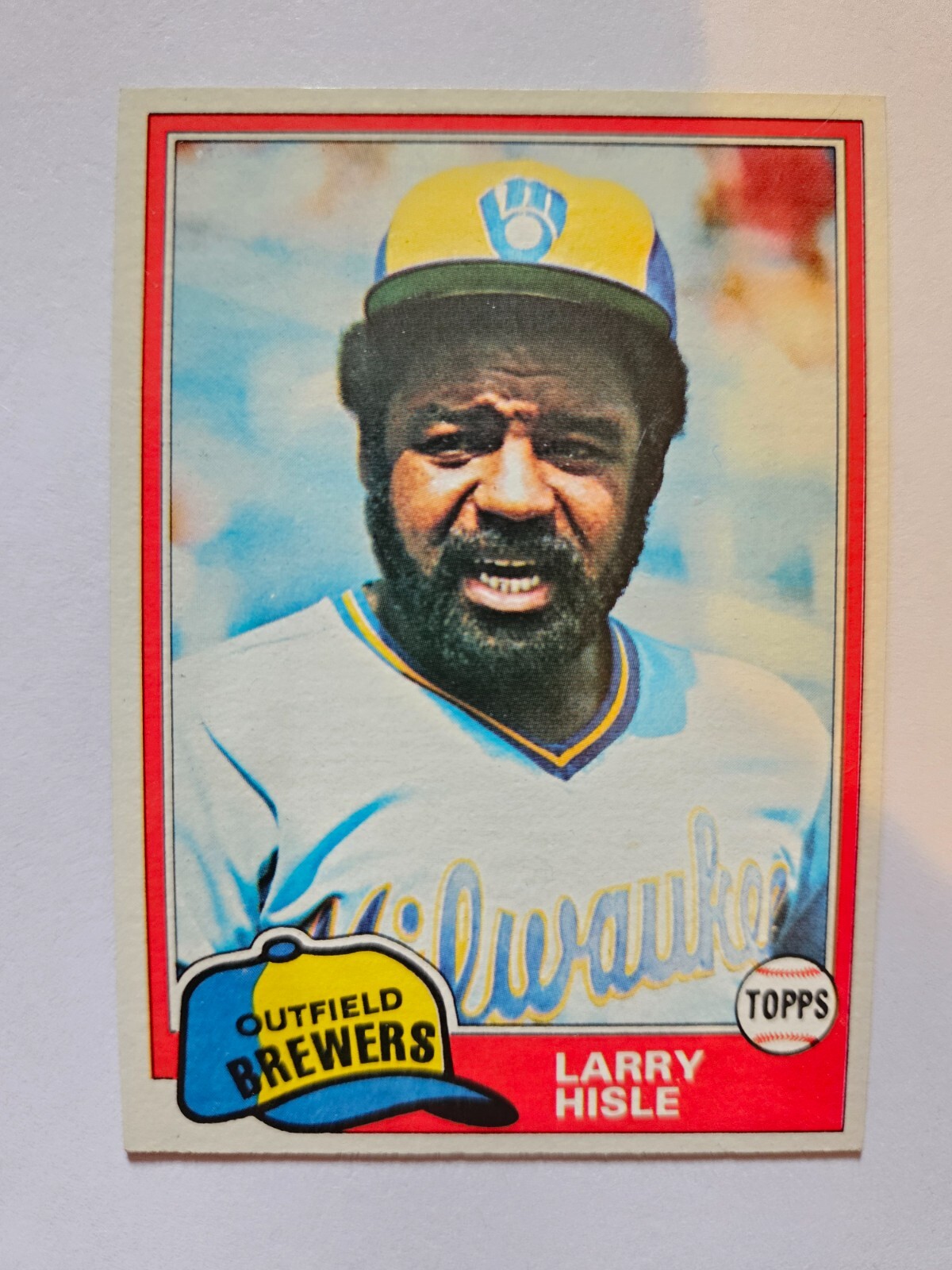 1981 TOPPS LARRY HISLE #215 NM