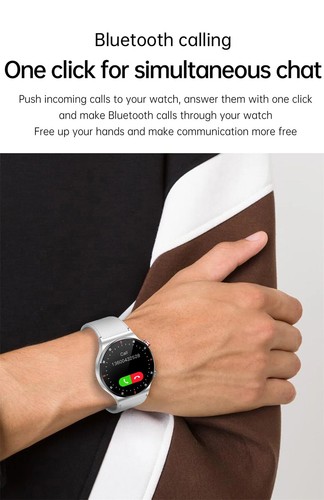 GPS ECG+PPG Bluetooth Call Smart Watch Men 2024 Sports Bracelet NFC Waterproof - Picture 19 of 29