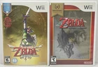 The Legend of Zelda Skyward Sword and Twilight Princess Nintendo Wii CIB Tested
