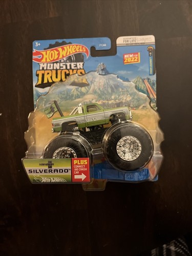 Hot Wheels Monster Truck Chevrolet Silverado Squarebody Brand New HTF ๐๐ฅ 1/64