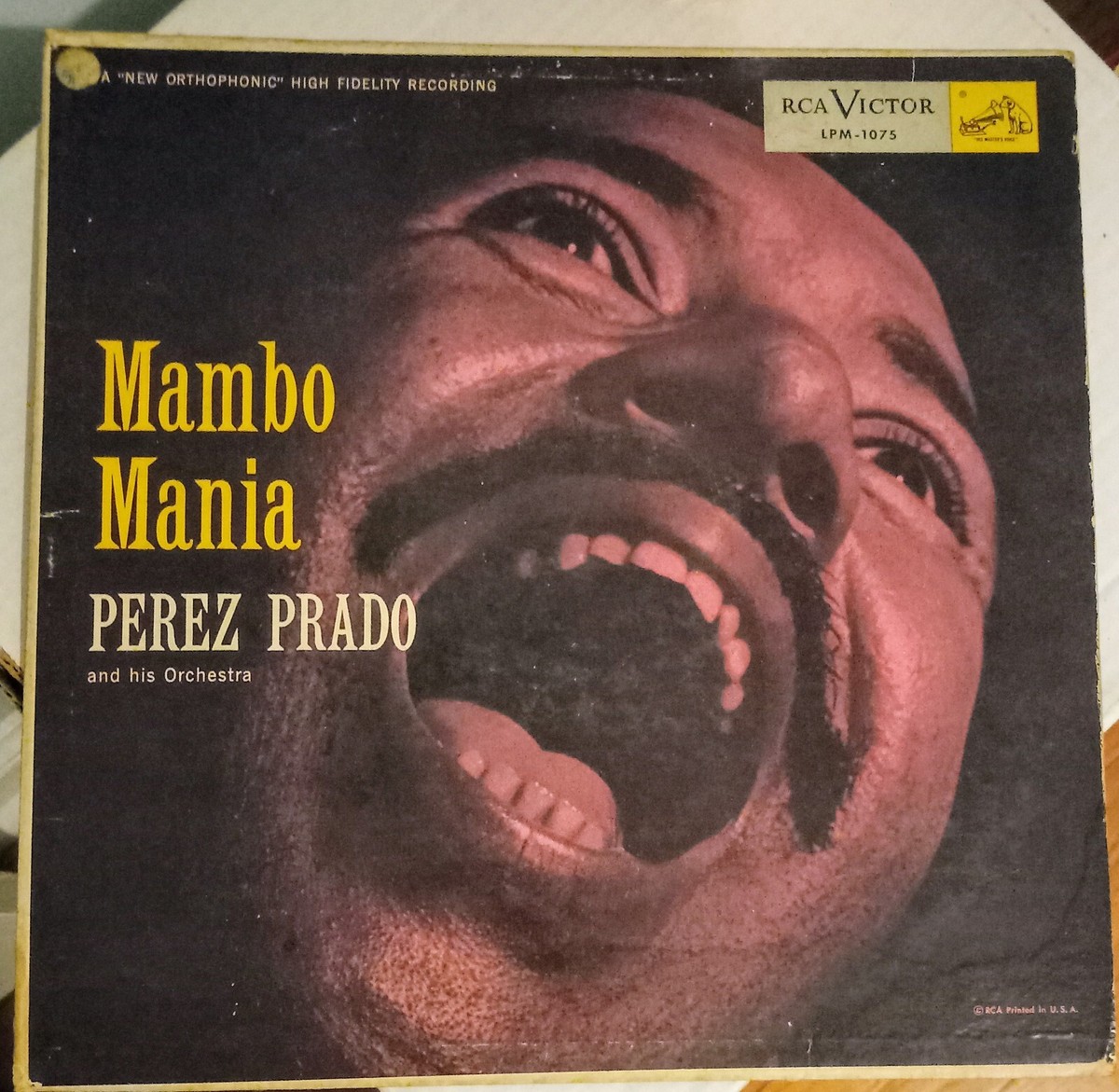 Perez Prado 'Mambo Mania' LPM1075 RCA Records 1955 mono ALBUM