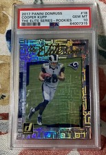 2017 Panini Donruss Elite Series-Rookies Cooper Kupp PSA 10 Rams SB MVP POP 5
