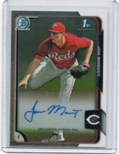 2015 Bowman Chrome Prospects #BCAP-JMO Jon Moscot Autograph.