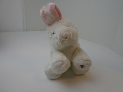 Ganz Webkinz White Bunny Rabbit HM078 Plush - NO Code