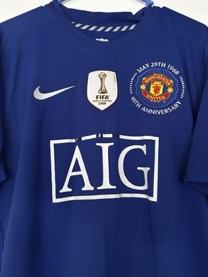 MANCHESTER UNITED 2007/2008 THIRD AWAY RONALDO Authentic player