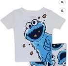 Sesame Street Cookie Monster 2 PC Pajama Set Size 5T NWT — photo 2