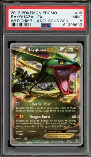 Pokemon Rayquaza EX 2013 World Championships Deck Promo #85 PSA 9 Mint