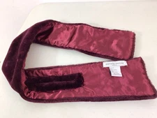 Pamela Mccoy Burgundy Scarf Luxurious Teddy Material