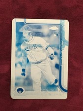 2025 Topps Chrome Update CYAN Printing Plate Drake Baldwin RC 1/1 Braves