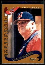 2002 Topps Charlie Manuel #301 Cleveland Indians