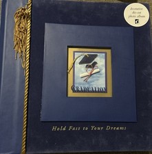 12" x 12" Hold Fast to Your Dreams Graduation Die Cut Photo Album New